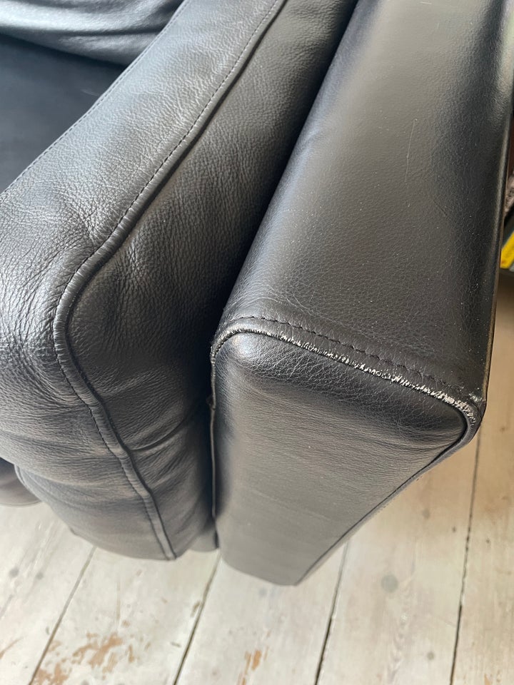 Sofa, læder, 3 pers.