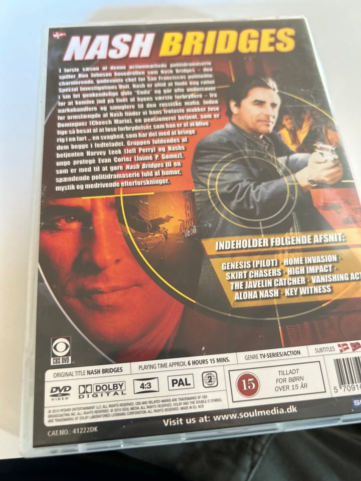 Nash Bridges sæson 1 , DVD,