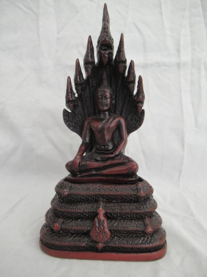 Stor buddhistisk Støbt Figur 22 cm