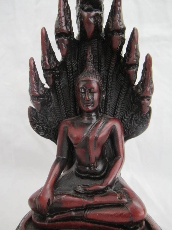 Stor buddhistisk Støbt Figur 22 cm