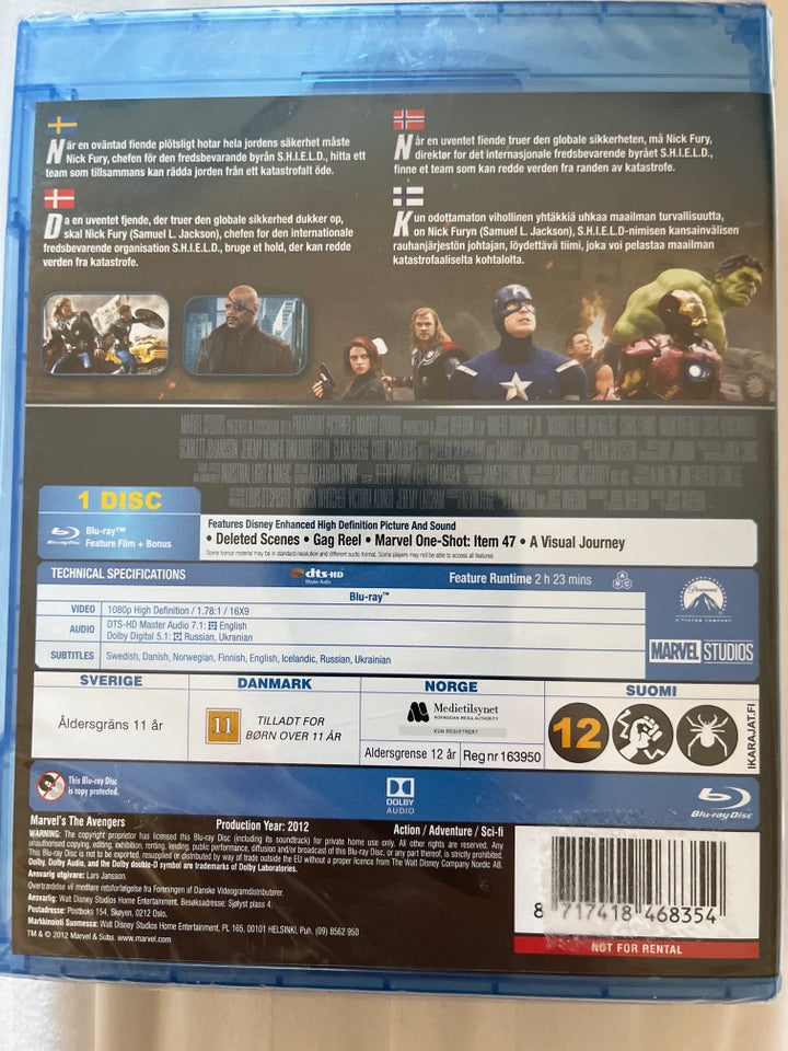 The avengers, Blu-ray, action