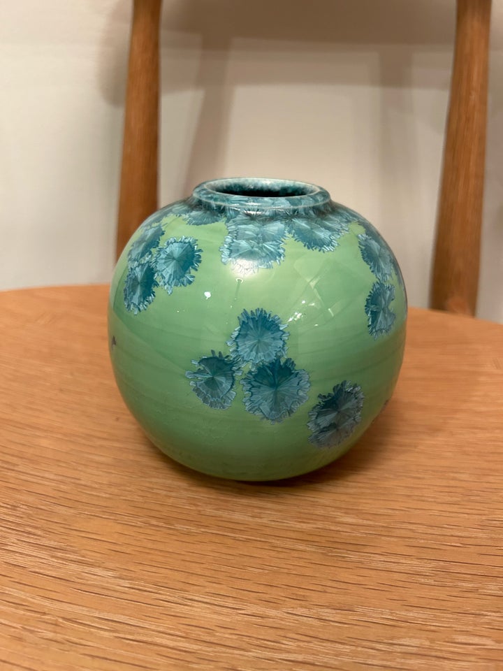 Krystal glasur vase, Lundeborg