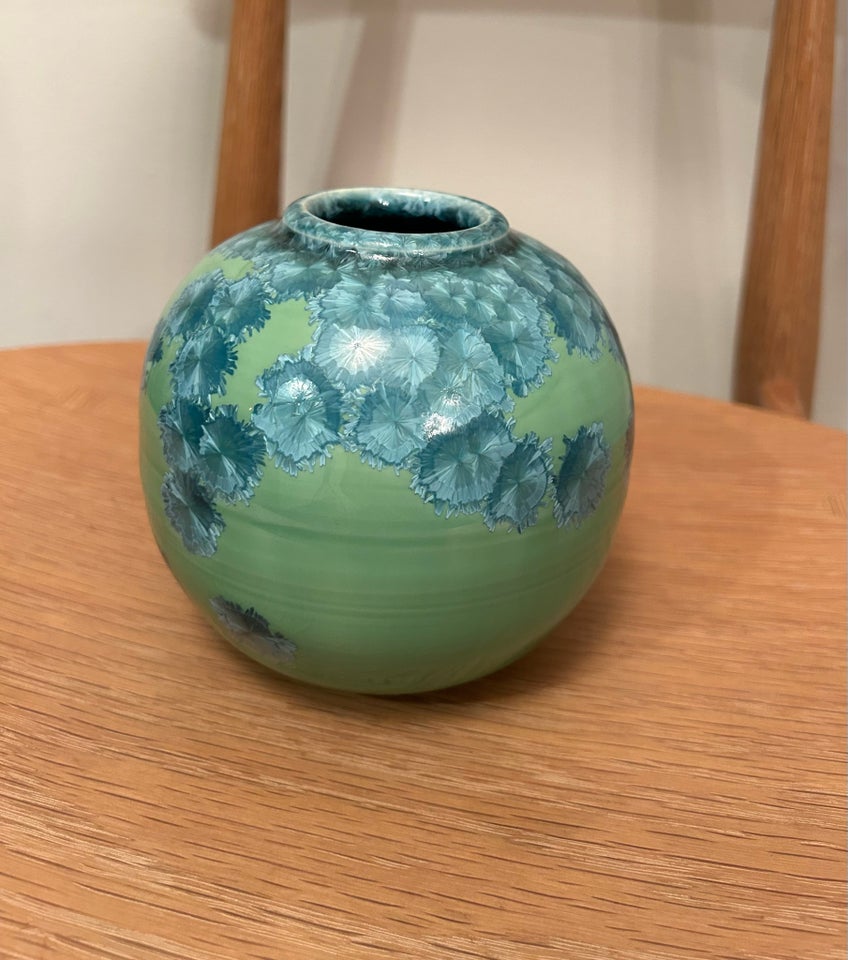 Krystal glasur vase, Lundeborg