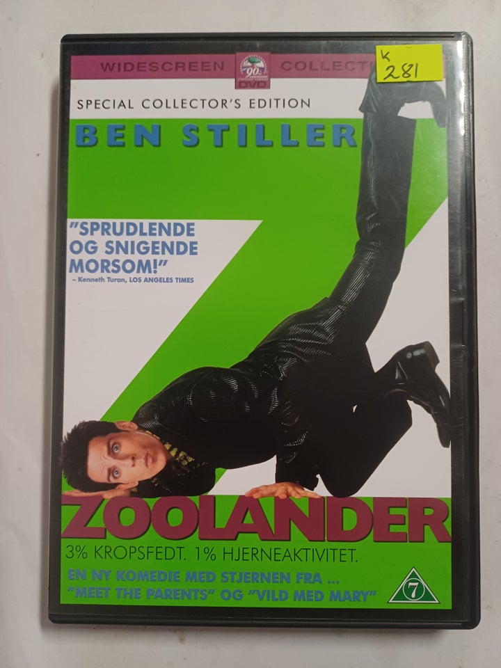 Zoolander, DVD, komedie