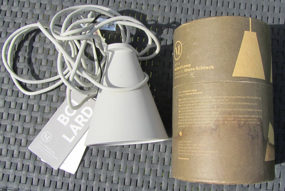 Pendel, Menu Bollard Lamp Ash,