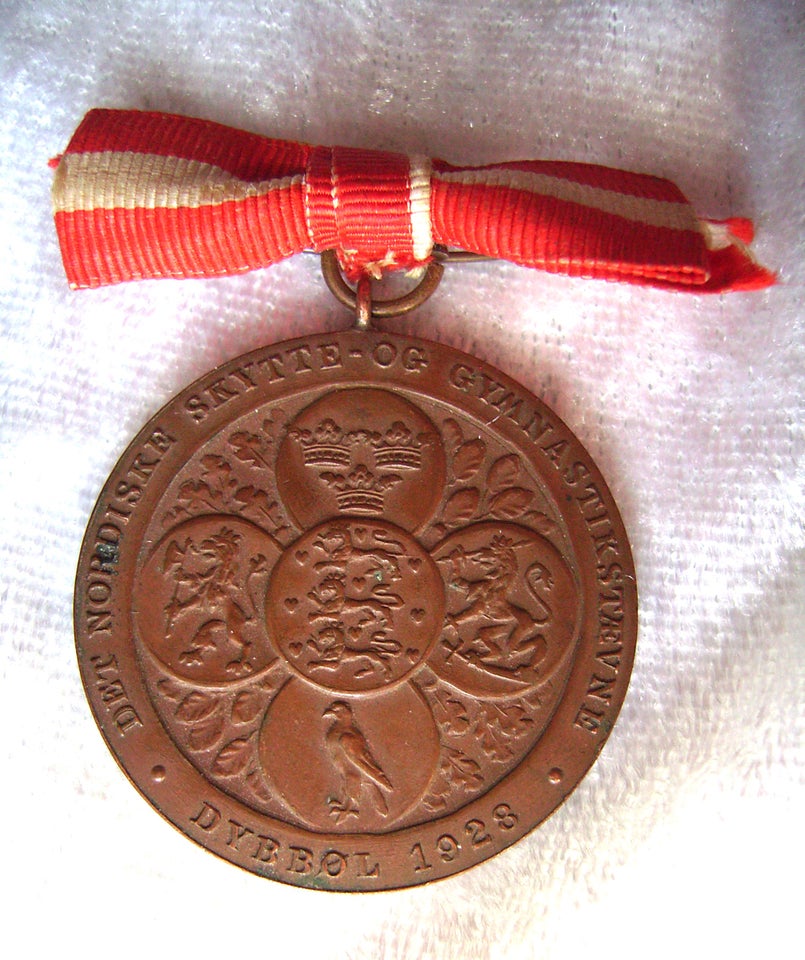 Medalje, DGI Dybbøl 1928 – emblem og