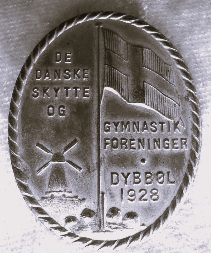 Medalje, DGI Dybbøl 1928 – emblem og