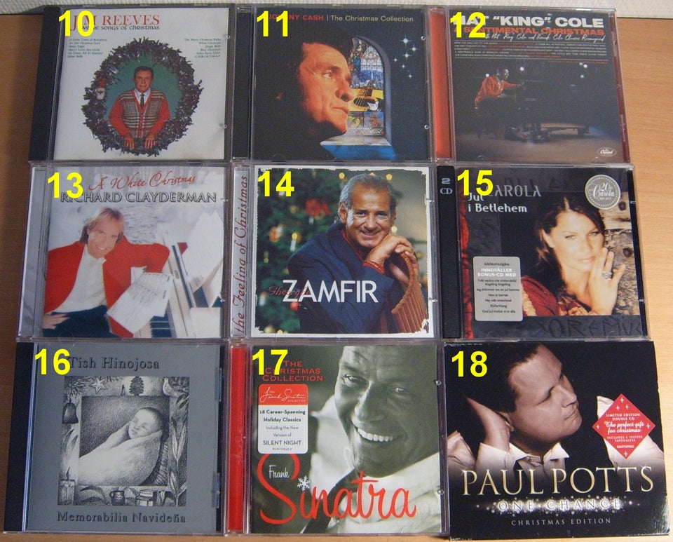 Various: Jule CD-albums, pop