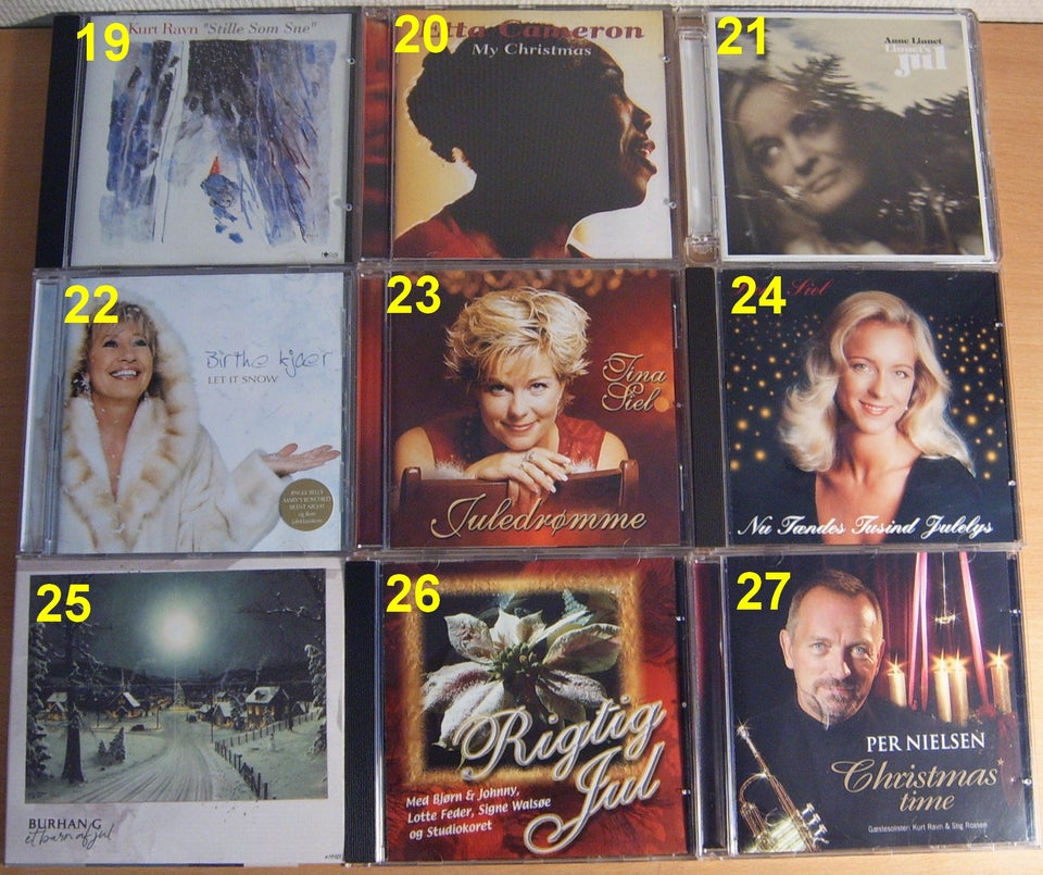 Various: Jule CD-albums, pop