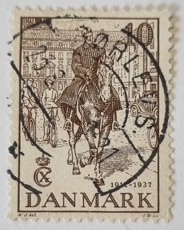 Danmark stemplet Variant