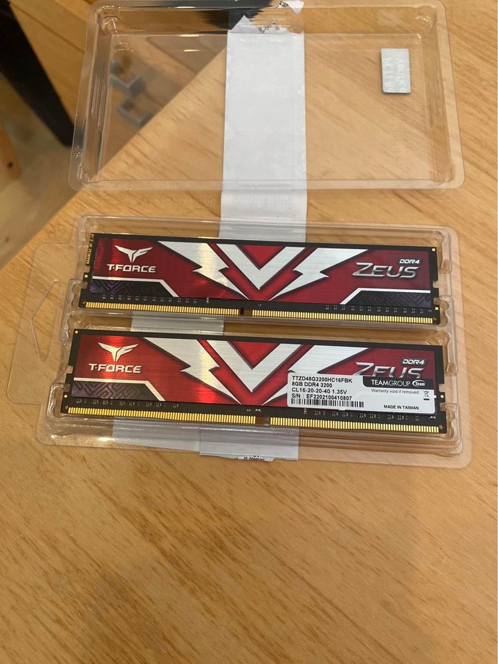 T-Force, 2x8GB, DDR4 SDRAM