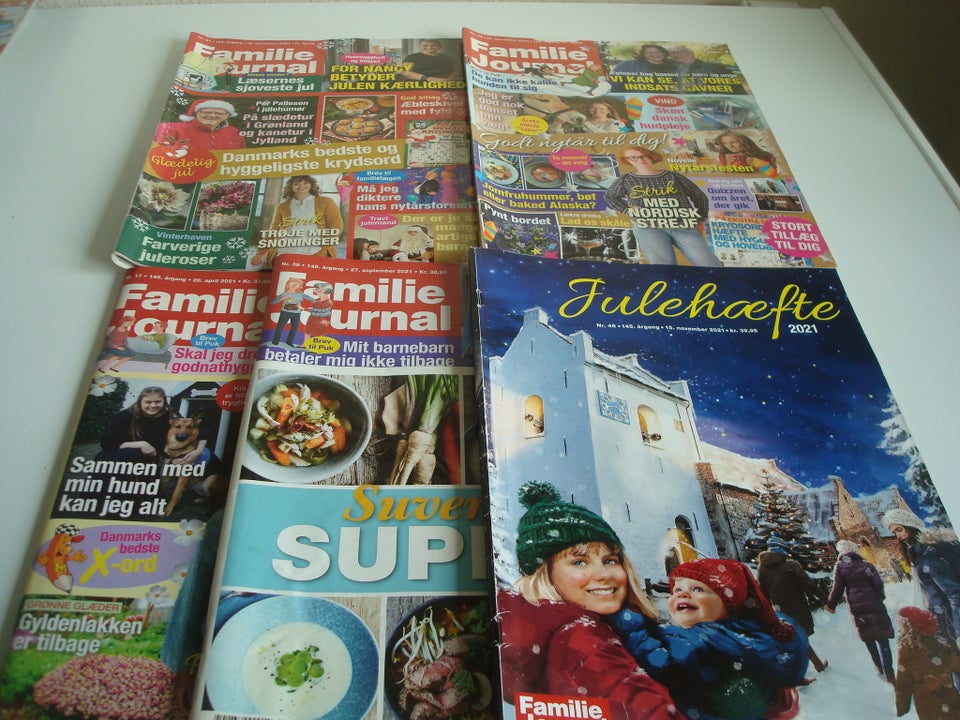 Familie Journal 2021, 5 stk., Blad