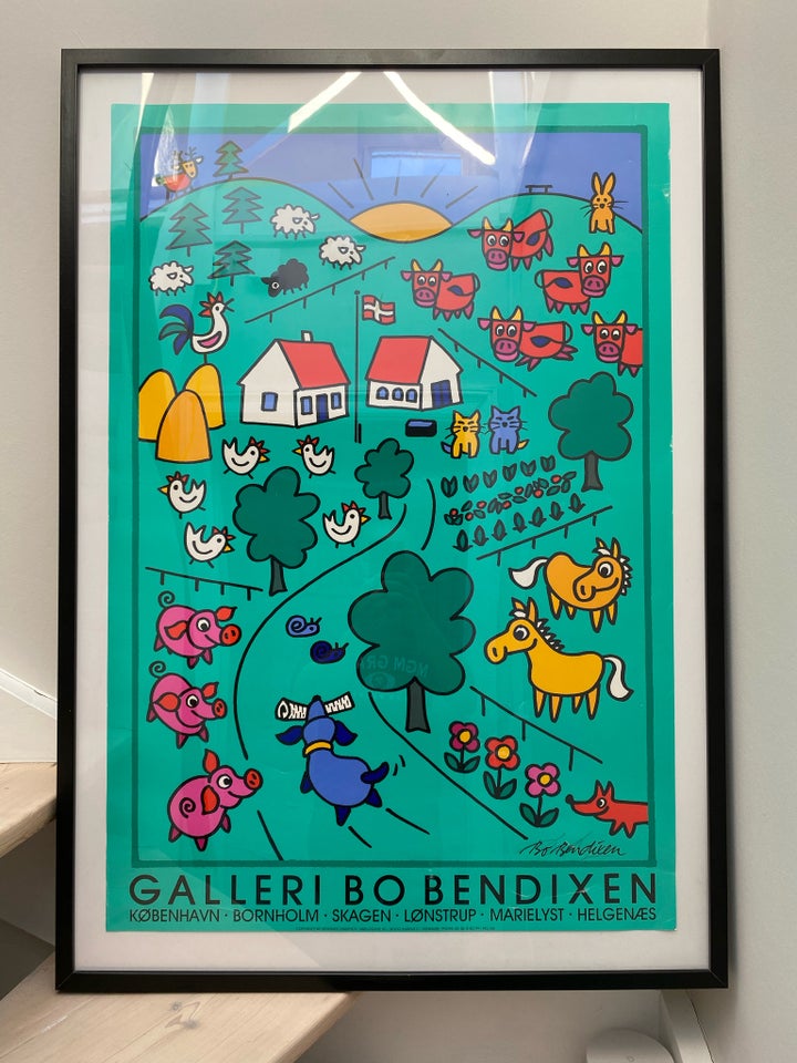 Plakat Bo Bendixen motiv: