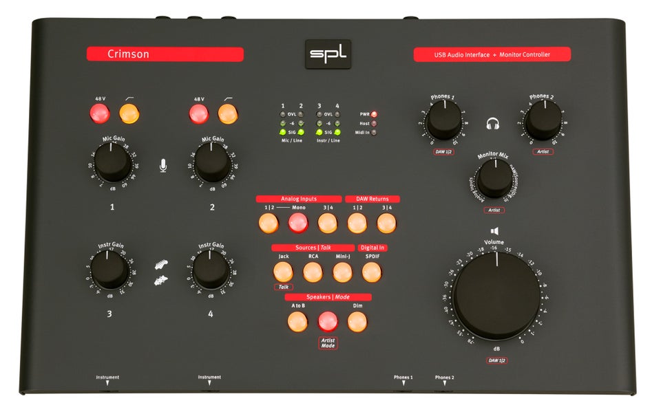 Audio interface, SPL Crimson