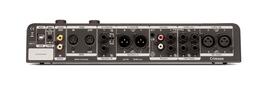 Audio interface, SPL Crimson