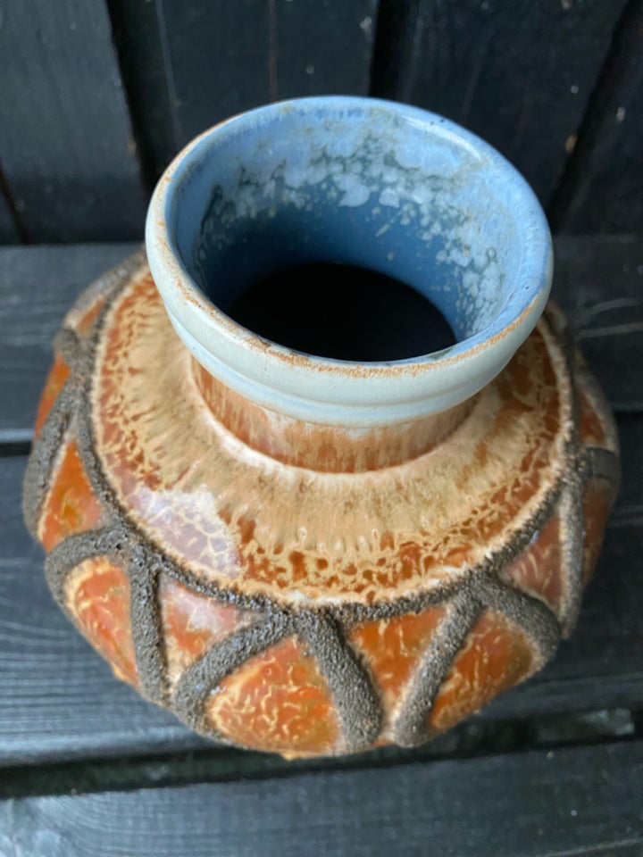 Keramik Strehla fat lava vase