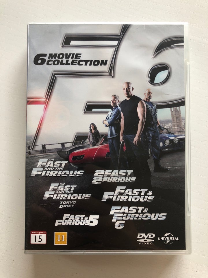 Fast  Furious 1-2-3-4-5-6 i box,