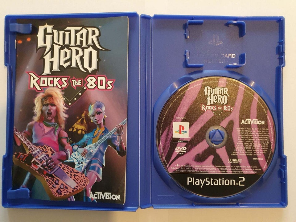 Guitar Hero Rocks The 80s PS2