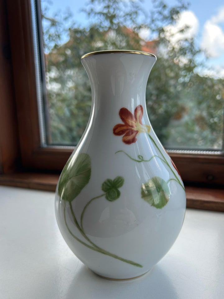 Porcelæn Vase med håndmalet