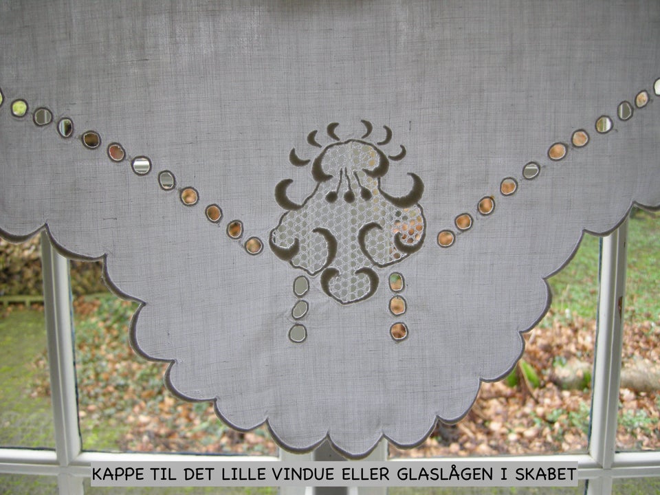 36x88 #Gardinkappe #Broderet