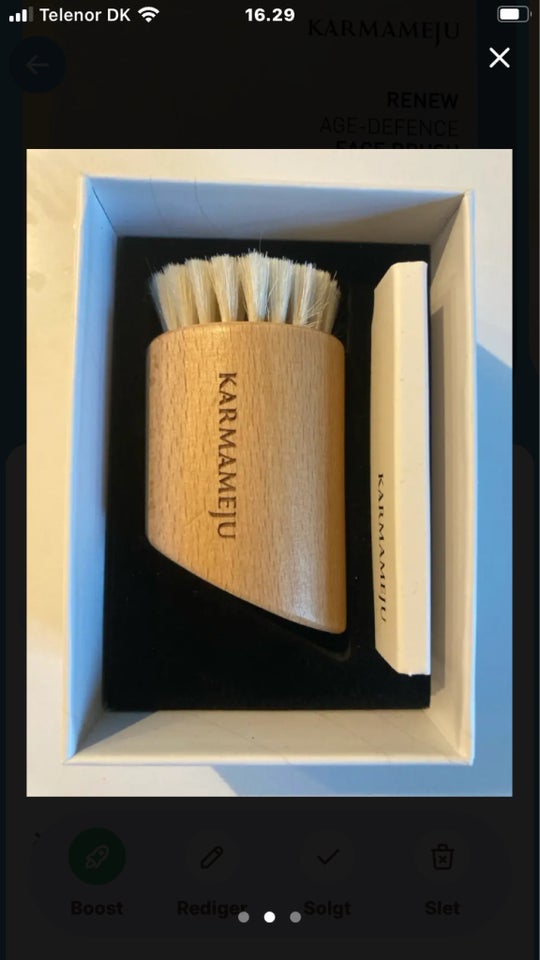 Ansigtspleje, Face brush,