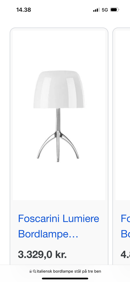 Lampe, Foscarini Murano