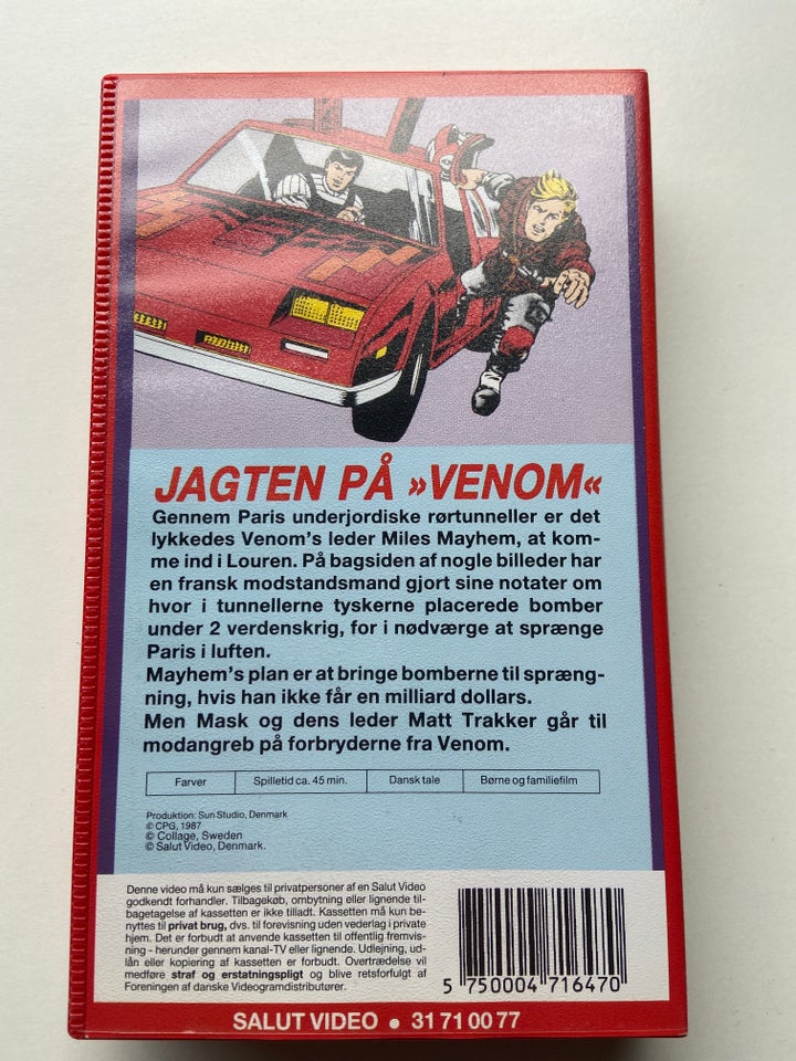 Tegnefilm, M.A.S.K jagten på venom