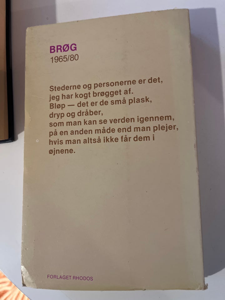 Brøg 1965/1980, Suzanne Brøgger,