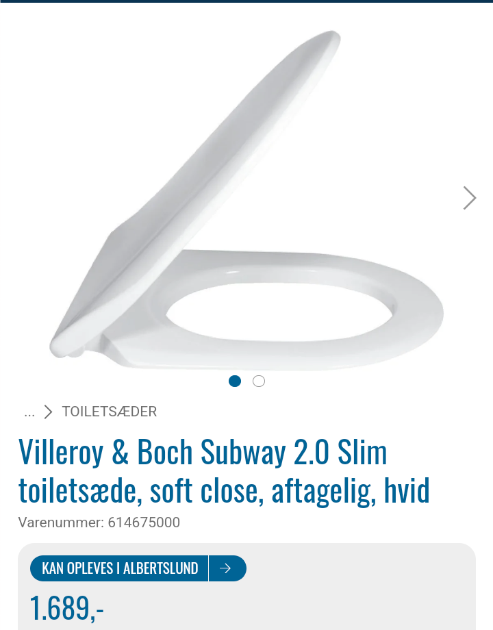 Toiletsæde Villeroy  Boch