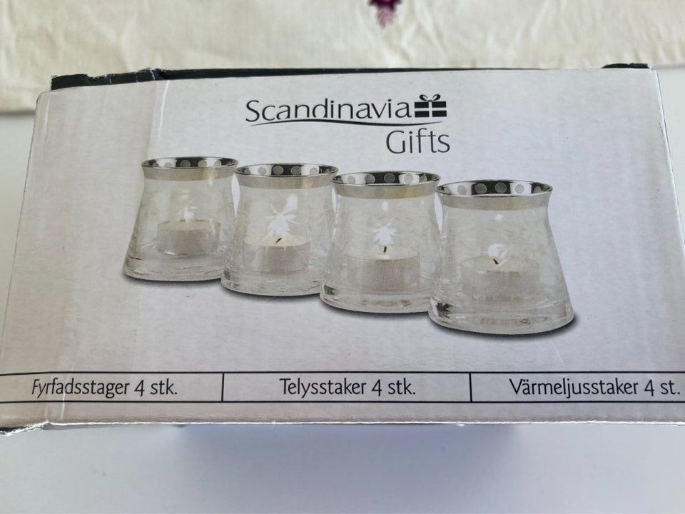 Glas, Fyrfadsstager , Skandinavia