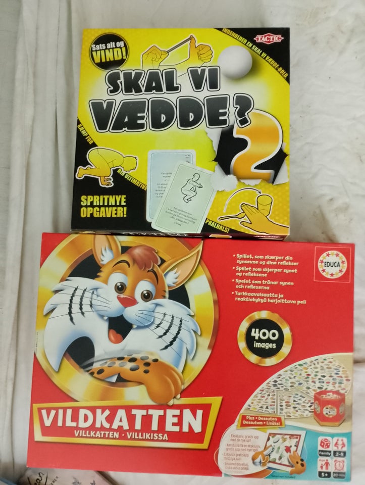 Vildkatten og Skal vi vædde....,