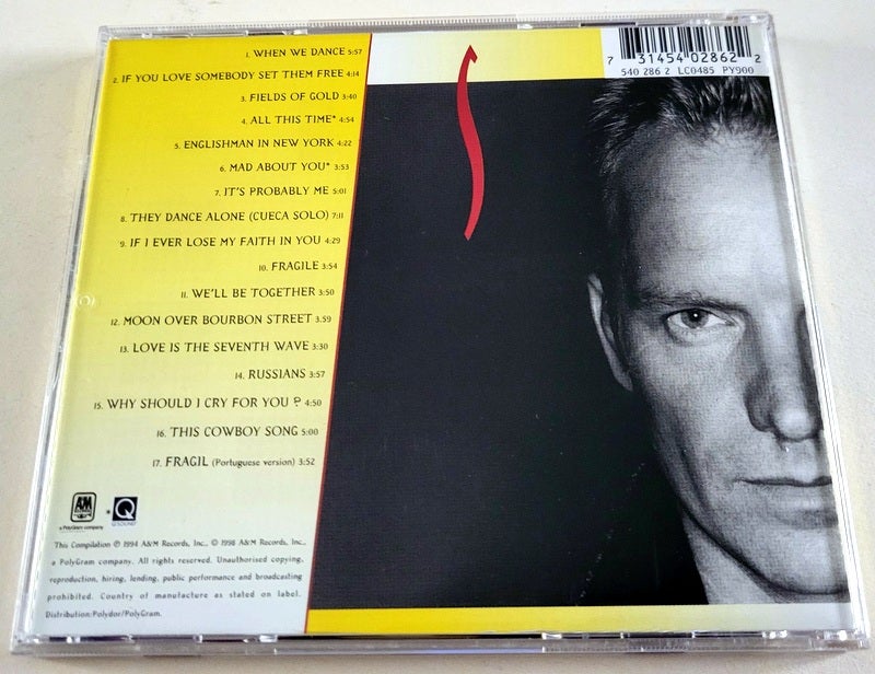 Sting: Fields of gold - The best of