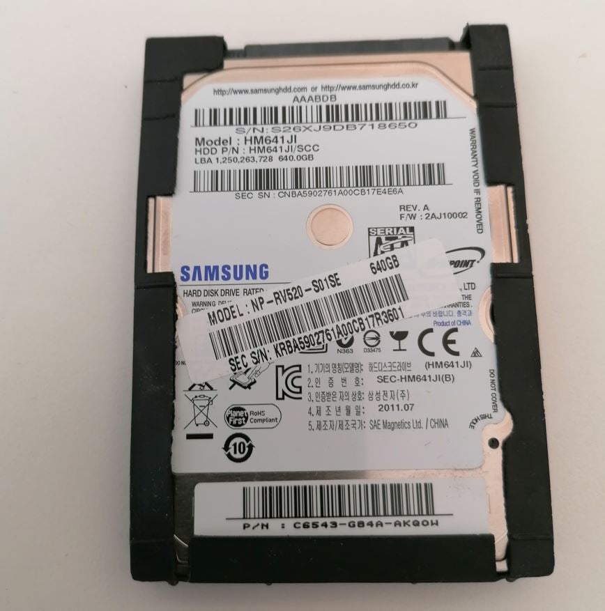 Samsung 640 GB Perfekt