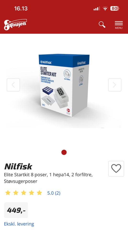 Støvsuger Nilfisk Elite