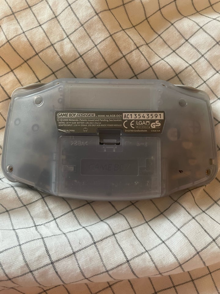 Nintendo Gameboy advance,