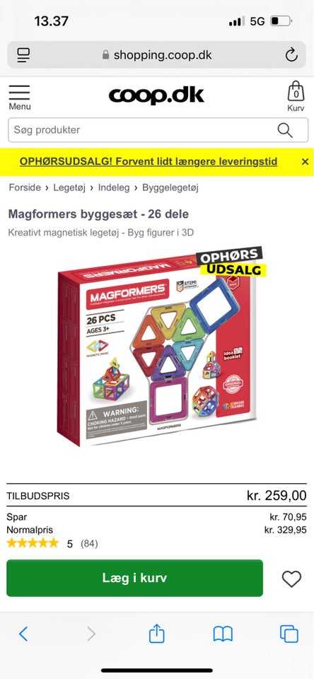 Byggesæt, Magformers start sæt,