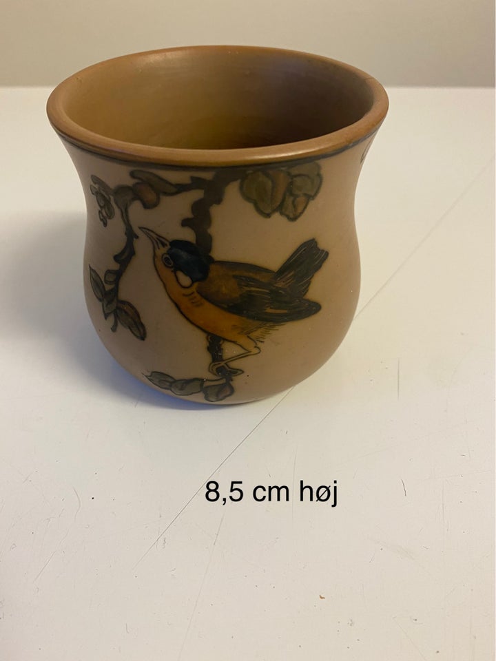 Keramik Lille vase Hjort