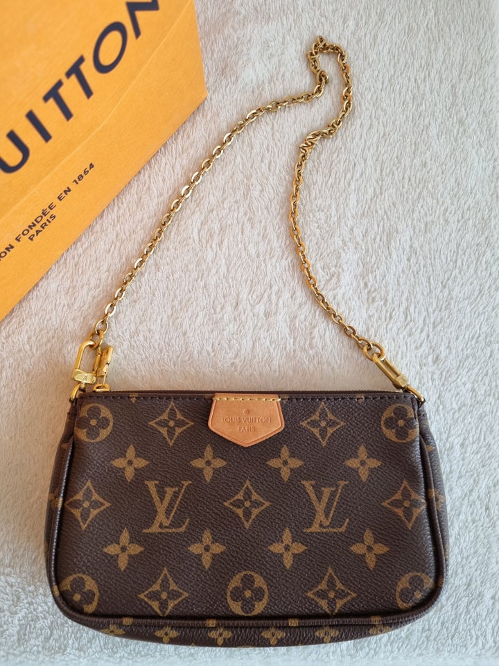 Clutch, Louis Vuitton, kanvas