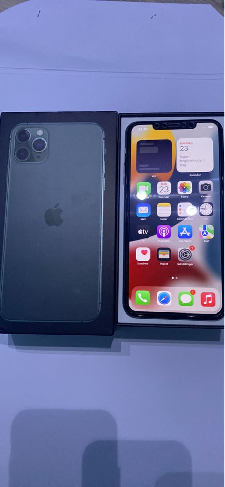 iPhone 11 Pro, 512 GB, sort