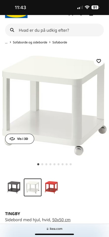 Sidebord, Ikea Tingby , andet