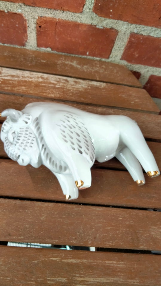 Bison Okse porcelæn figur USSR