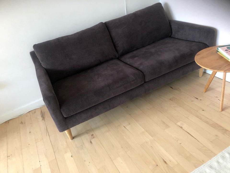 Sofa fløjl 3 pers