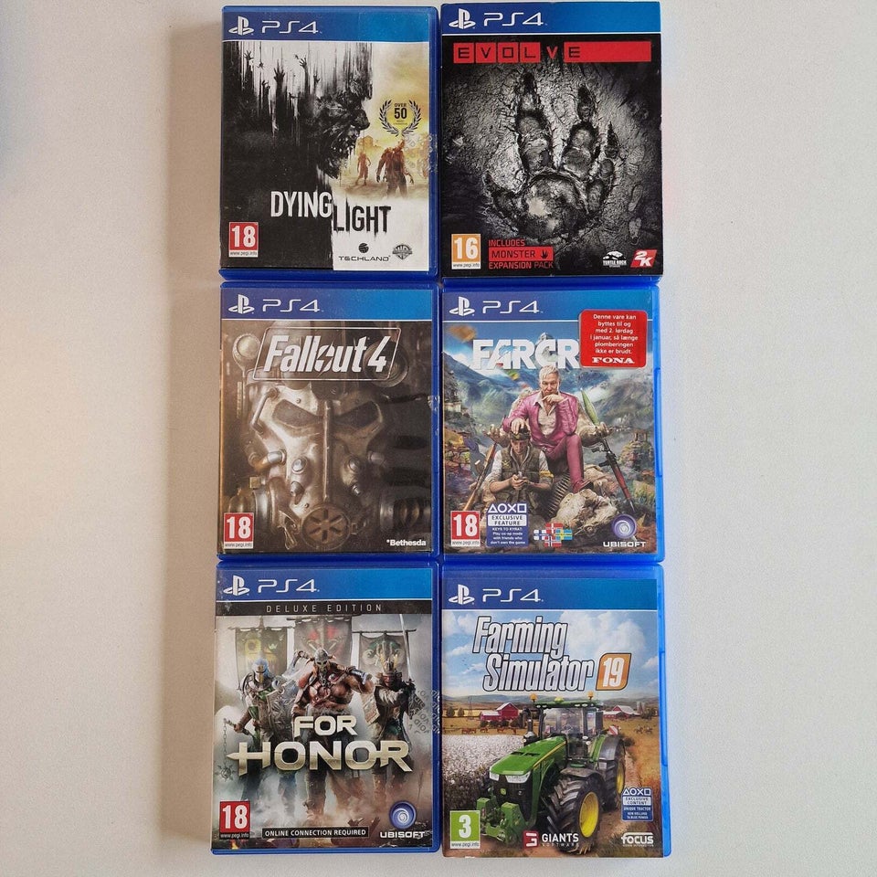 Playstation 4 Blandet Lot , PS4,