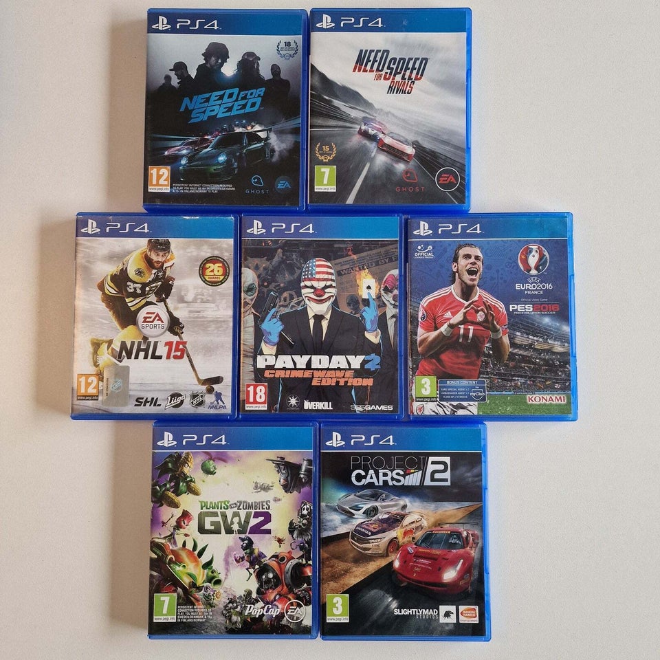 Playstation 4 Blandet Lot , PS4,