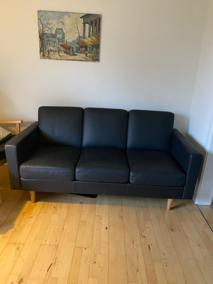 Sofa, læder