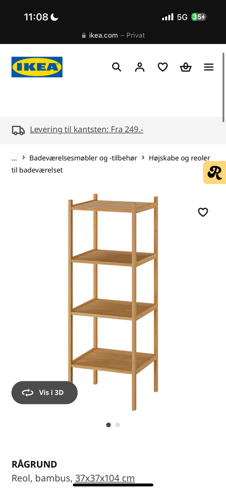 Badeværelseshylde, IKEA