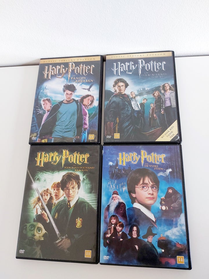 Harry Potter, instruktør 4 stk 20 kr