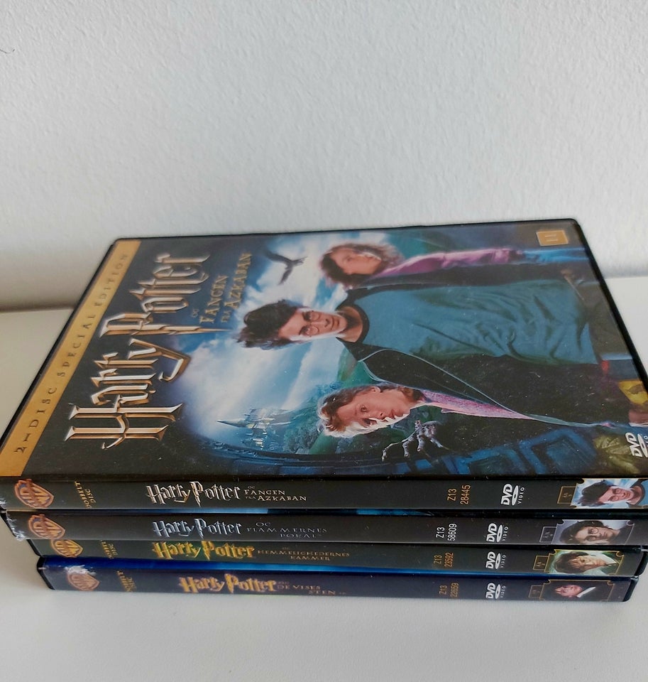 Harry Potter, instruktør 4 stk 20 kr