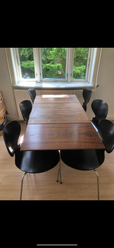 Spisebord m/stole Arne Jacobsen