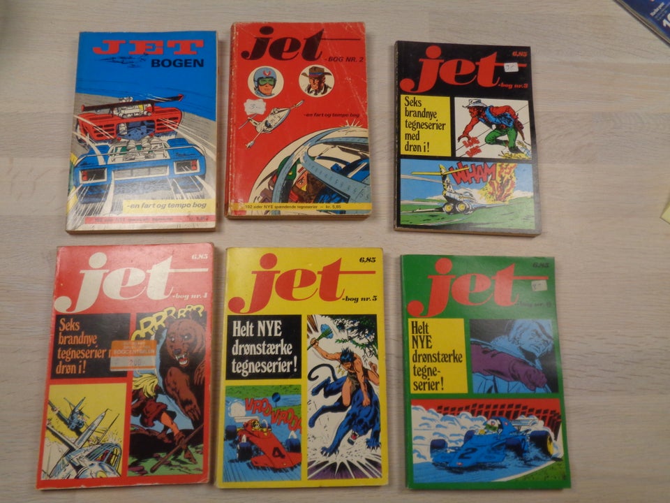 Jet Bøger 1-6 komplet serie,